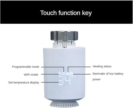 Programmable Thermostat, Smart Thermostat Radiator Valve Programmable Temperature Control Valve Remote Control Valve,Smart Thermostat