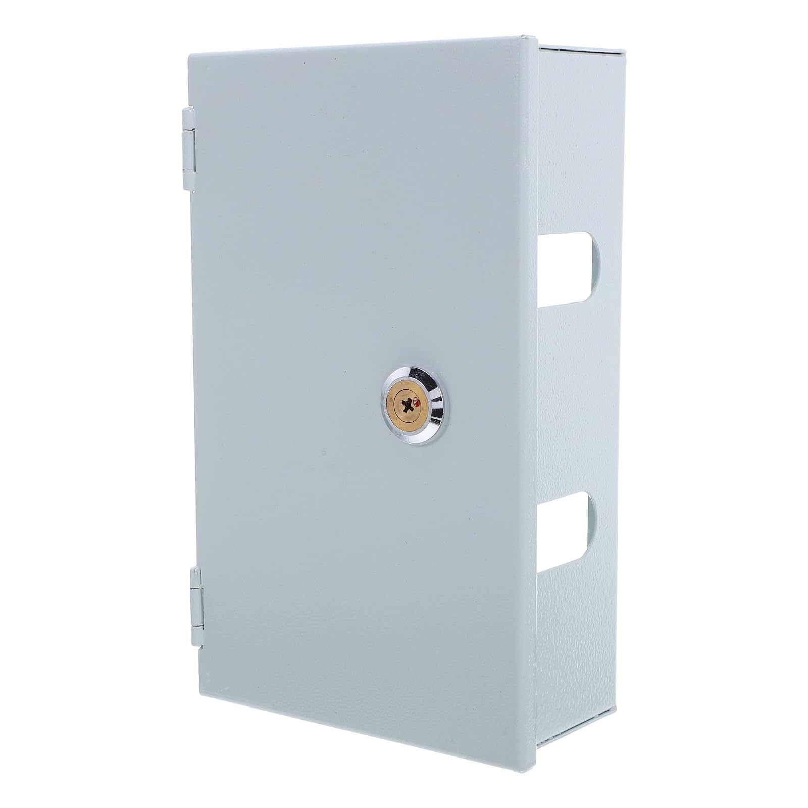 Caja de Enchufe con Cerradura Plata, para Pared