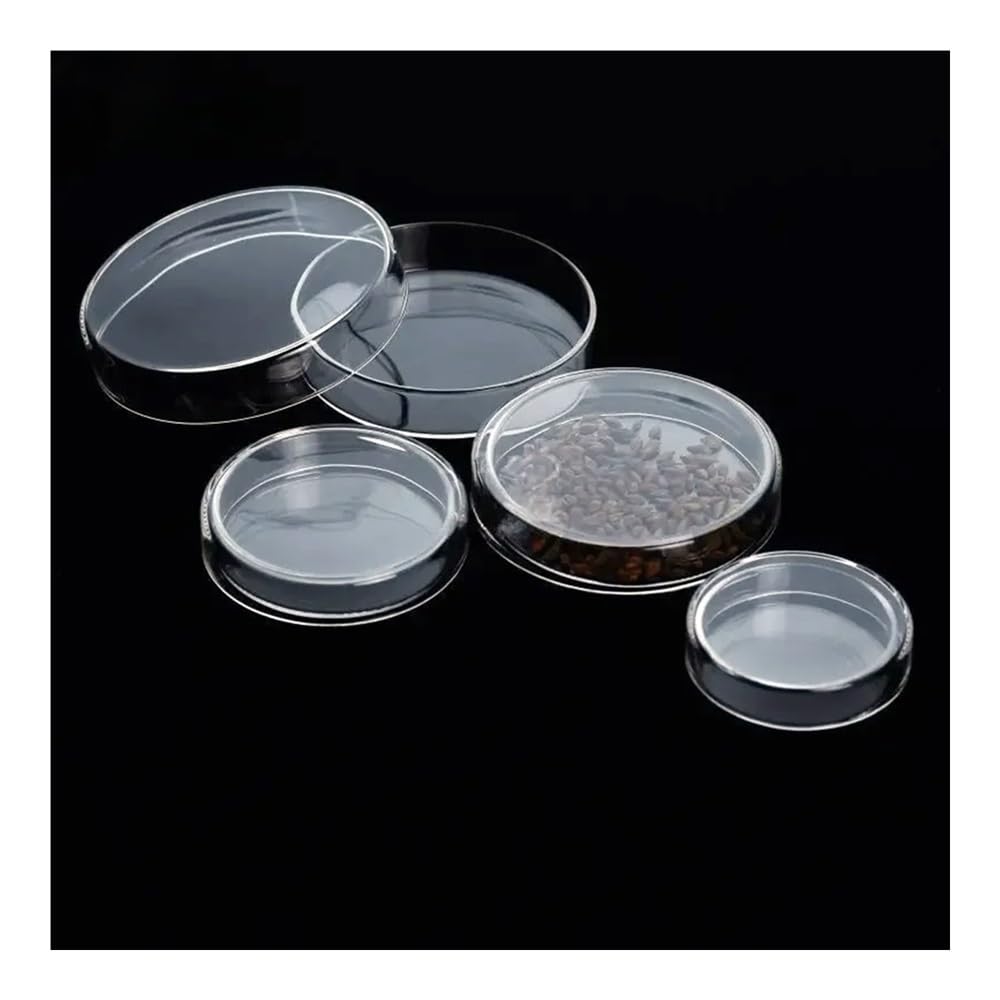 Attrezzature e forniture di laboratorio Piastre di Petri in vetro borosilicato alto da 60 mm/75 mm/90 mm/100 mm/120 mm/150 mm/180 mm/200 mm for forniture laboratorio