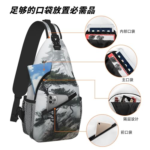 Bolso tipo bandolera para hombre y mujer, mochila casual miniatura 6
