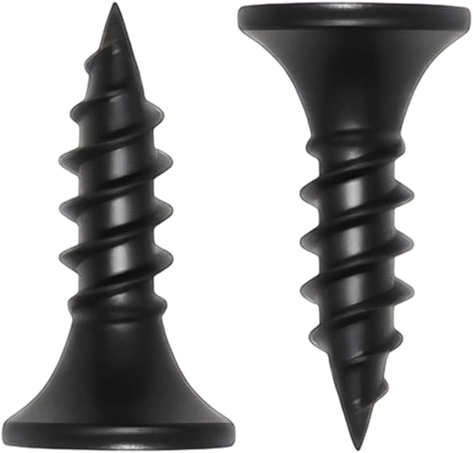 #6 x 1/2 Inch Drywall Screws Phillips Flat Head Black Oxide Screws 137 PCS, Wood Screws for Furniture Cabinet DIY