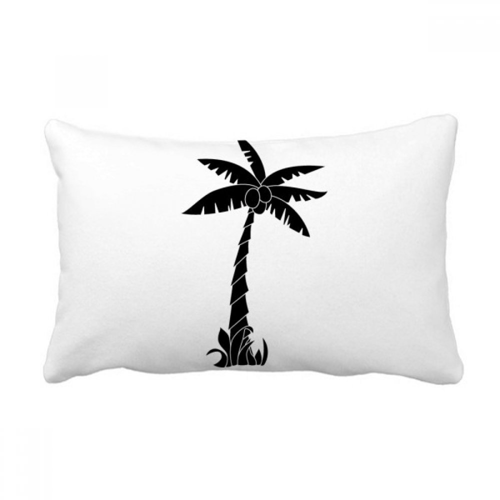 Coussin pour soulager le bas du dos sur le canapé avec motif moderne de silhouette noire