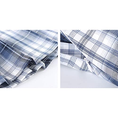 Yuumin Japanese School Girls Uniform Anime Cosplay Costumes Top With Plaid Pleated Skirt Sailor Dress Shirts Outfit Set Dark Navy 7-8 Years #TOP5