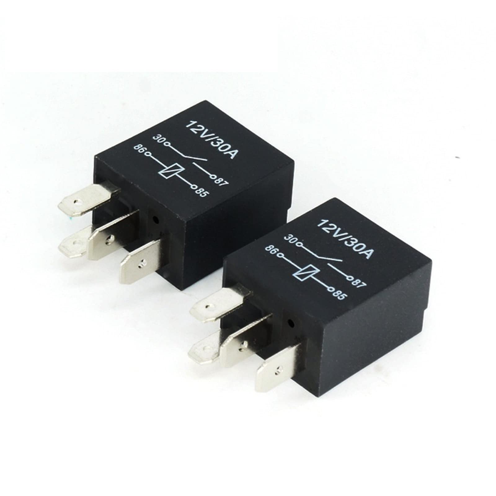 Przekaźnik samochodowy fioletowy przekaźnik samochodowy EFI 12V/24V 30A 4/5 stóp pompa oleju wodoodporna przeciwmgielna (12V 4 stopy)