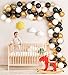 Vivuzono Balloon Garland Kit Black Gold White Assorted Balloons Strip Tape Ribbon Balloon Tying Tool Graduation Birthday Party Supplied