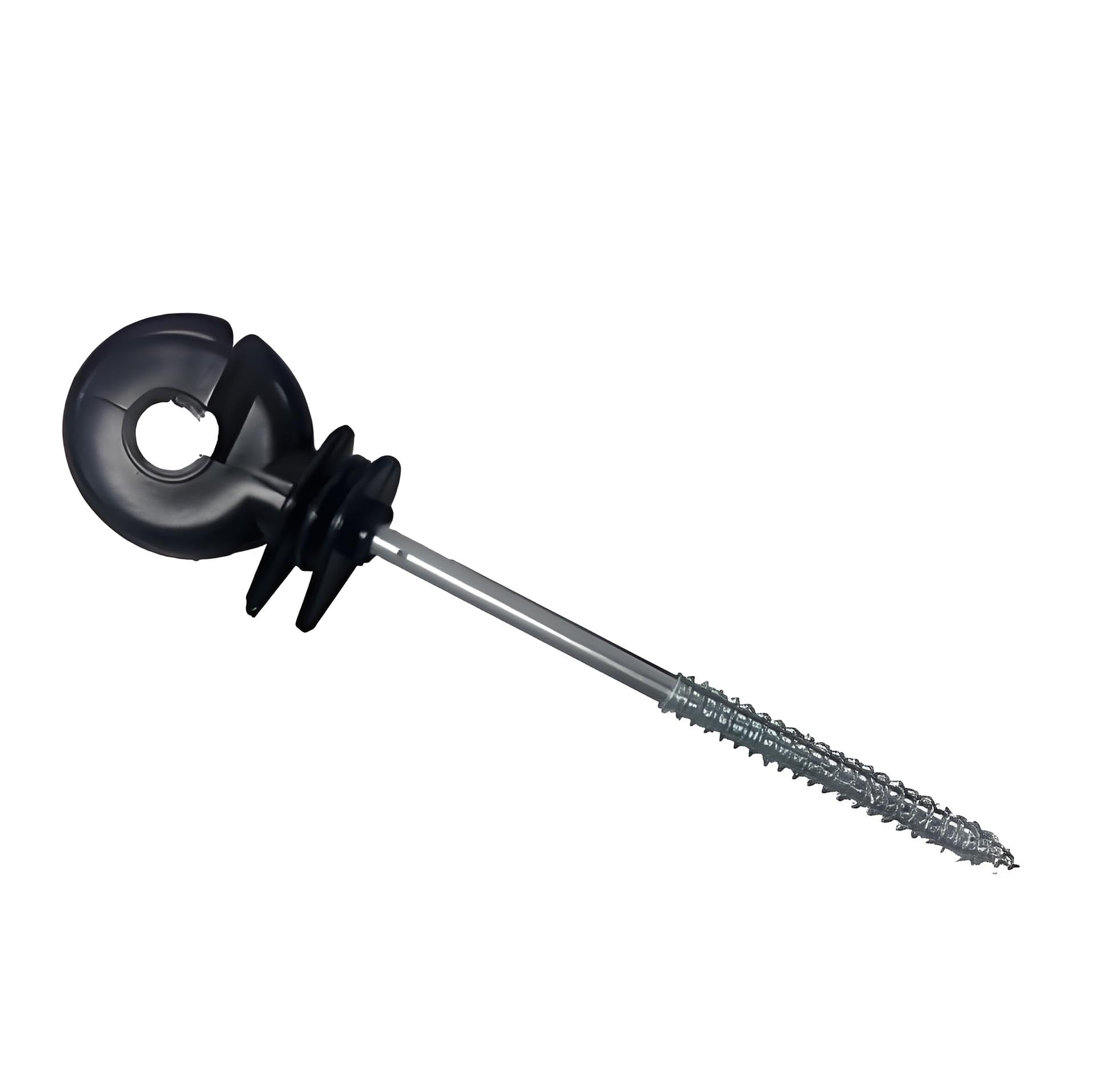 25 Pièces Isolateur Cloture Electrique, Longueur Totale : 150 mm | Pour Piquets en Bois · Pour Fil, Fil Poly & Corde · Installation Facile · Structure Durable