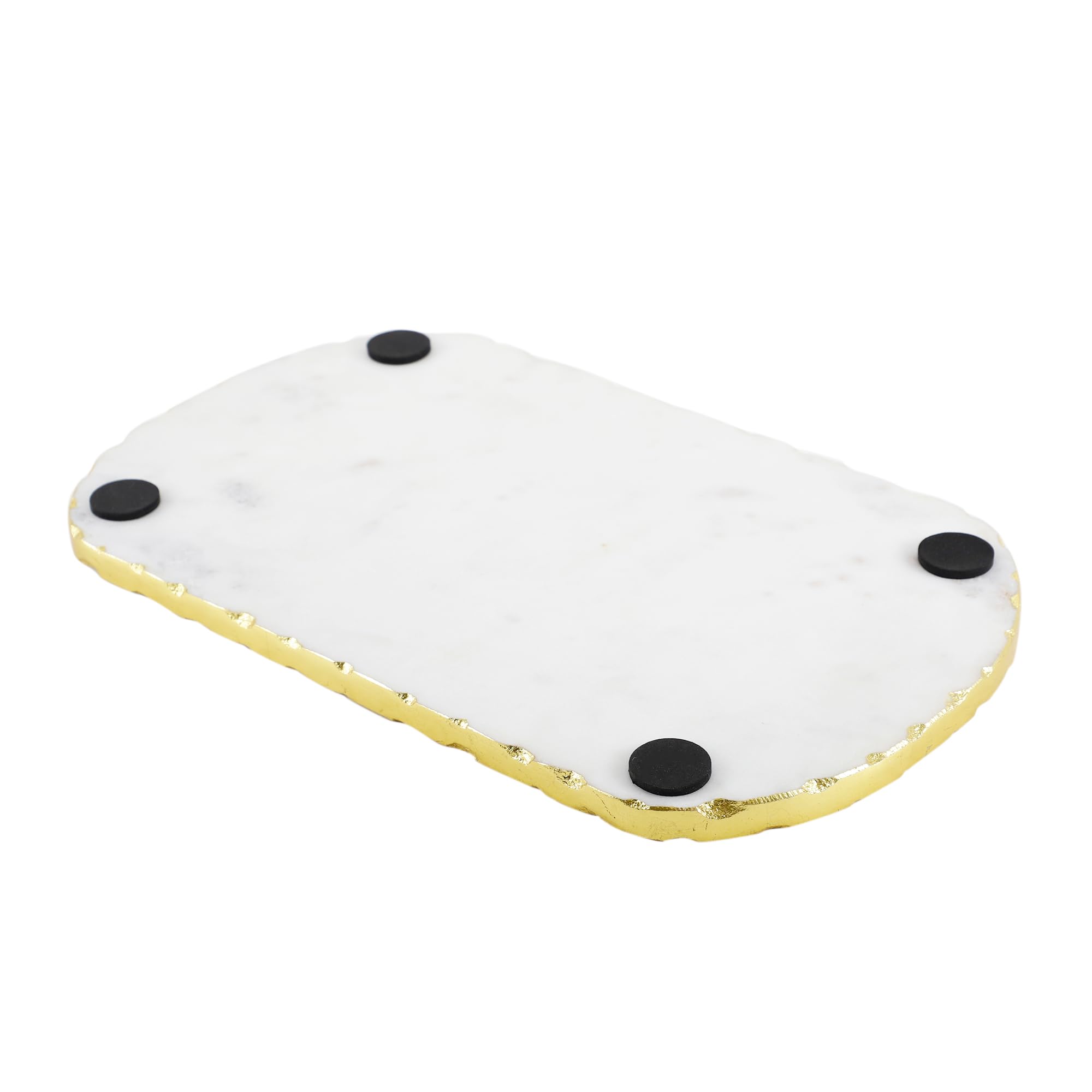 NikkisPride Indian Made Premium Marble Oval Cheese Platter with Cheese Knife Set – Elegant Serving Board for Parties, Entertaining & Gifts Standard Size 38 cm x 22.5 cm 4