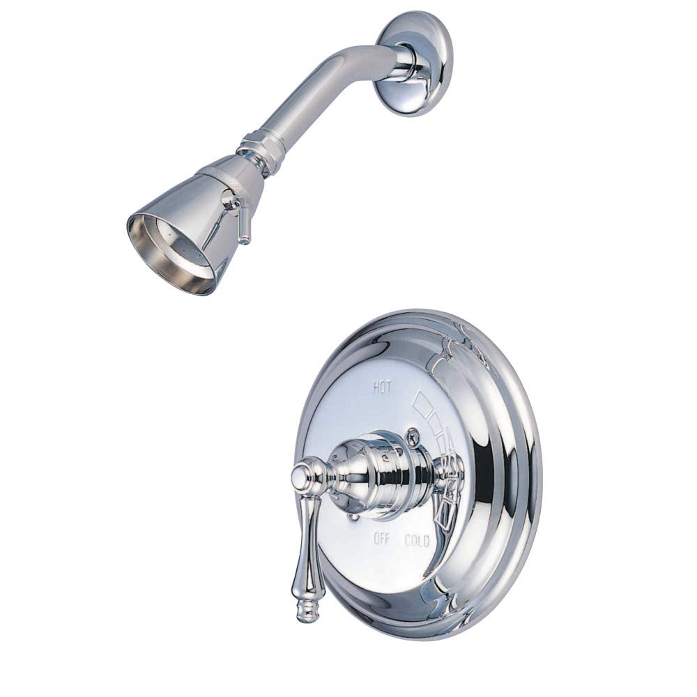 Garniture de douche en laiton chromé poli Kingston Kb3631Altso haute résistance