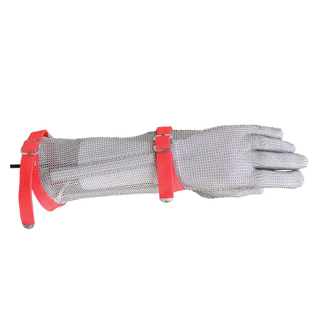 CXKJP Guantes Resistentes a Cortes Guantes Resistentes A Cortes De Acero Inoxidable para Cocina Doméstica, Carnicero Pescador Maquinaria Taller Seguridad Trabajo Guantes, 6 Tamaños