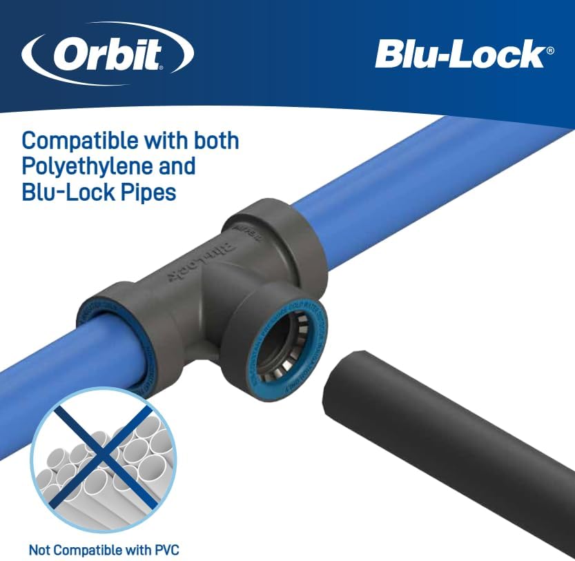 Miniatura 9 de Orbit 26120 Herramienta de corte de tubos de polietileno