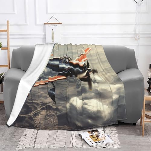 Couverture en molleton rétro idéale pour des soirées cocooning - 3
