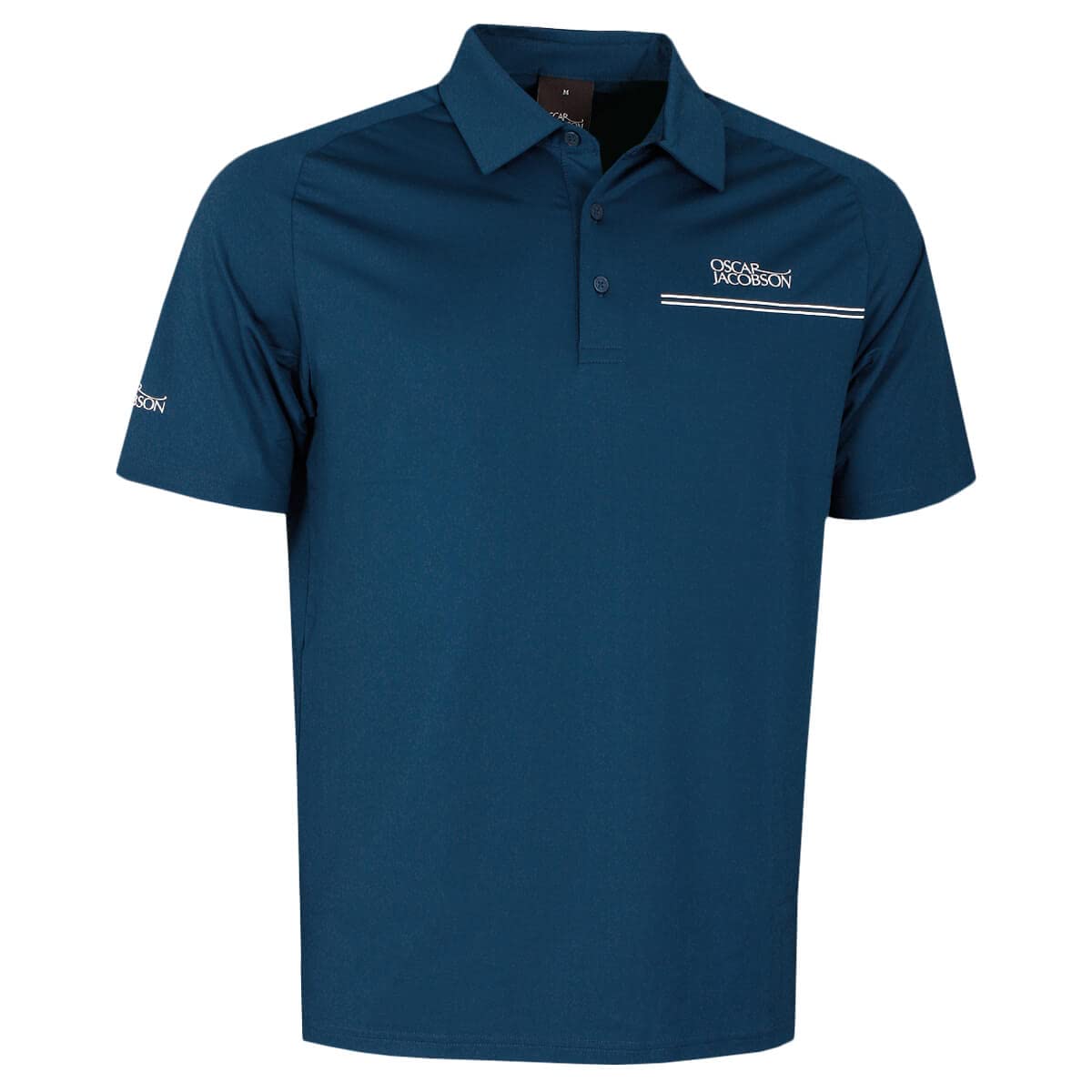 Oscar JacobsonMens Pristine Breathable Technical Golf Polo Shirt