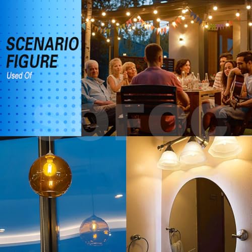 SOFOC E14 4W 2200K Ciepła Biel G45 do Żyrandola Syp Salon Restauracja 1Szt