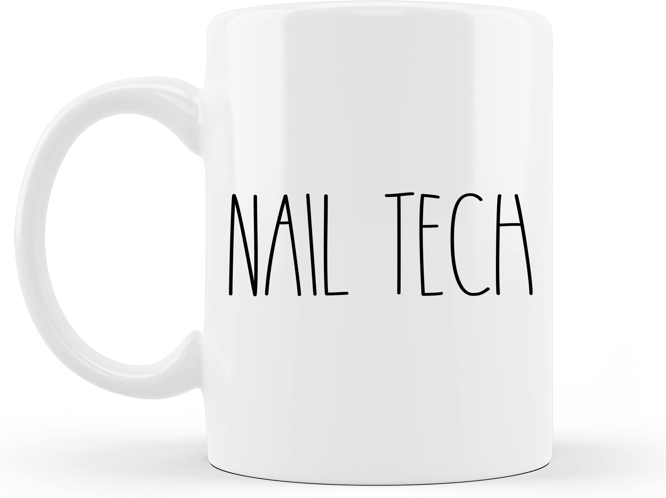 Nail Tech Mug, Nail Tech Rae Dunn Style Coffee Mug, Best Nail Tech Gift, Gift For Nail Tech, Nail Tech Birthday Gift, Anniversary, Valentines, Christmas 11oz
