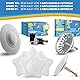ABFLUSSHELD Universal Abflusssieb Silikon - 3+1 Gratis Haarsieb - Duschsieb mit Haarfänger - Premium Kitchen Sink Strainer - Abfluss Sieb für Dusche, Waschbecken, Badewanne und Küche