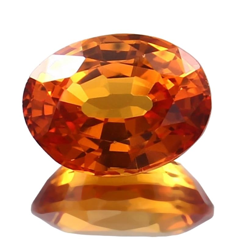 Saphir orange naturel pour créer votre propre bague ou pendentif fait main