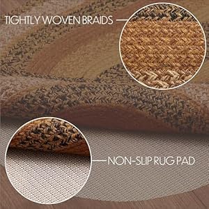 Vhcbrandskettlegrovejuteovalarearugprimitivecountrystyledetachednonskidpad24x36 Urban Country Home Decor Vhc brands kettle grove jute oval area rug primitive country style detached non skid pad 24×36 urban country home decor