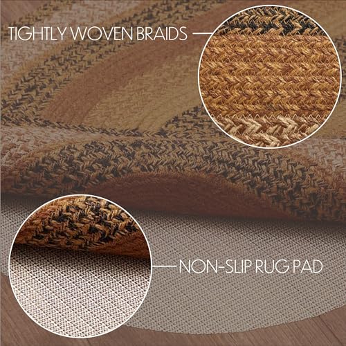 Vhcbrandskettlegrovejuteovalarearugprimitivecountrystyledetachednonskidpad24x36 Urban Country Home Decor Vhc brands kettle grove jute oval area rug primitive country style detached non skid pad 24×36 urban country home decor