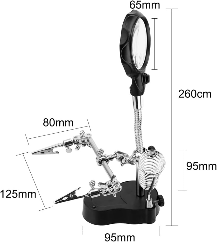 Auxiliary Tool Welding Equipment Third Hand Helping Repair Desktop Soldering Holder Magnifier