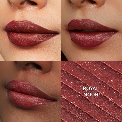 Image of Pilgrim Glitter Lipstick For Women 4.2gm | Dubai Luxe Lifestyle - Royal Noor Shade | Lipstick Infused with Vitamin E & Olive Oil | Glitter Formula With Matte Finish | Non Drying | All Skin Types