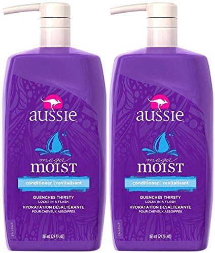 Aussie Mega Moist Conditioner 29.2 oz (Pack of 2)