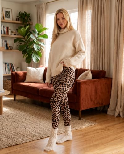 Image of ZOOSIXX High Waisted Leggings for Women Tummy Control Soft Workout Lounge Gym Pants