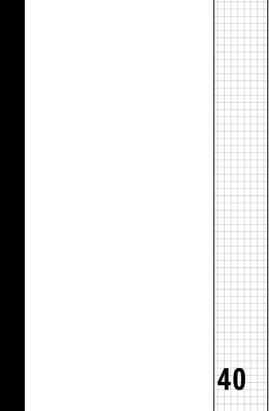 40 - Grid : Graph Paper Notebook โ White
