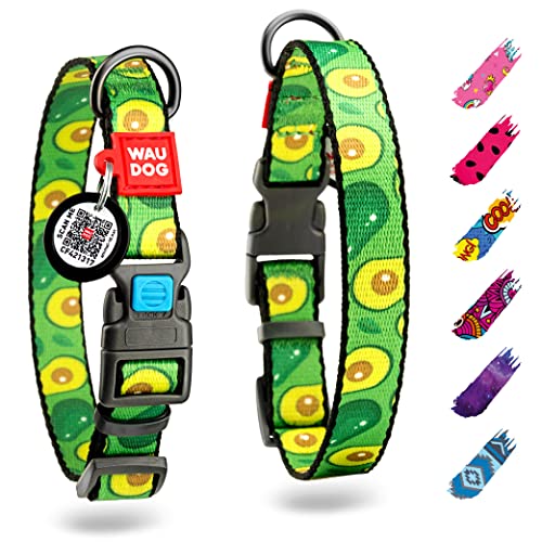 Hundehalsbänder für Jungen und Mädchen, Nylon große Hunde, extra großes Hundehalsband, Weibchen, schwere Hunde (Avocado, 35,8 cm – 55,9 Halsumfang)
