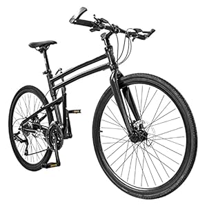 Complete Cruiser-fietsen, 24,26 inch vouwen racefiets ultra-licht aluminiumlegering platte handvat variabele snelheid…