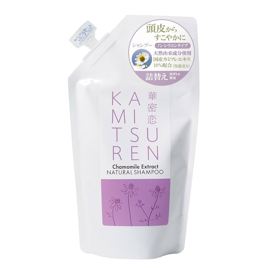 華密恋￼ KAMITSUREN ナチュラルシャンプー詰替え用　6袋 Amazon | 華密恋(KAMITSUREN) ナチュラルシャンプー 200ml(詰