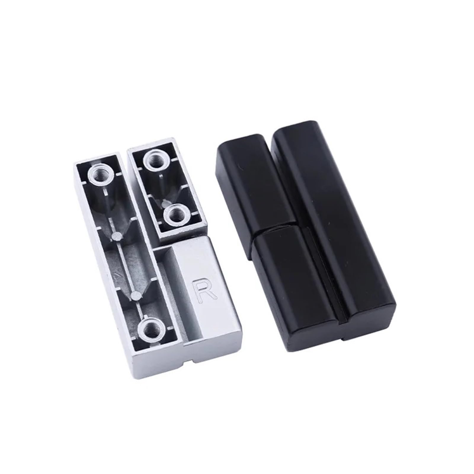 YMUGUEGH Switch Control Box Door Hinge Distribution Cabinet Concealed Detachable Power Case Instrument Machine Fitting Hardware(Black left)