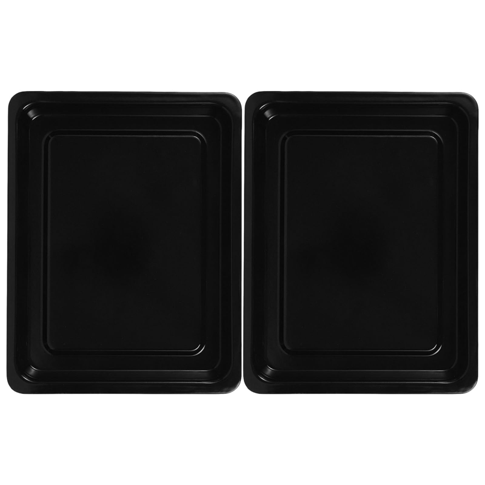 Bandejas para hornear esmaltadas 14.8x10.8 pulgadas lote de 2 fuentes rectangulares para horno
