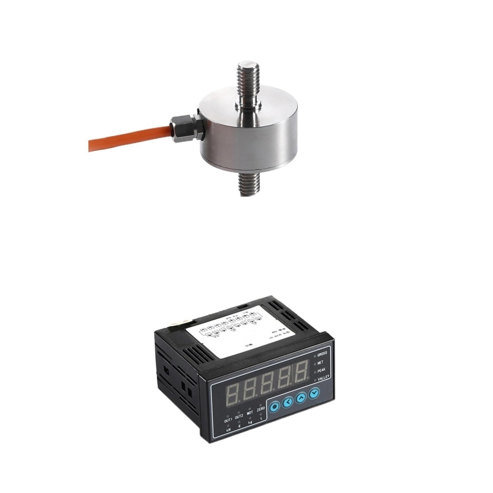 MXXDMOPD Load Cell Sensor with Indicator Display Weighing Compression and Tension 10KG 20KG 30KG 50KG 100KG 200KG(20KG and Indicator)