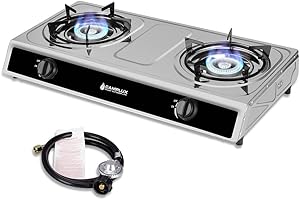 Camplux Camping Stove 2 Burners 19,600 BTU: The Perfect Stove for Your Outdoor Adventures