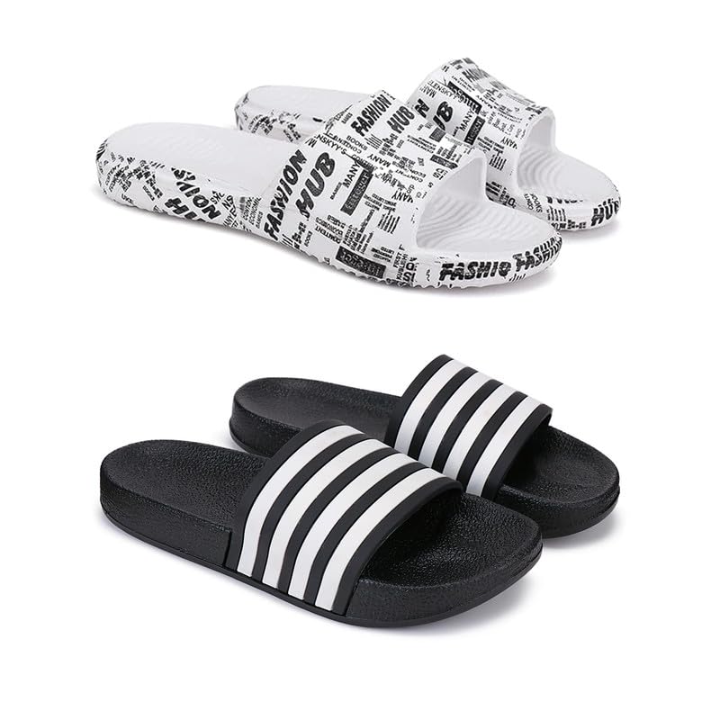 Lightweight Classic Clogs || Sandals with Slider Adjustable Back Strap for Men-Combo-COMBO(2)-3104-3024-10 -P-image-43