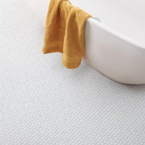 Merola Tile Carrione 1\" Hex Matte Carrara 10-1/4\" x 11-7/8\" Porcelain Floor and Wall Tile