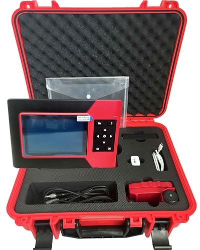 HFBTE Concrete Rebar Locator Concrete Rebar Scanner for Measuring Concrete Protective Layer Thickness,Reinforcement Positioning,Estimated Rebar Diameter,Test Rebar Spacing,Display Rebar Grid Layout