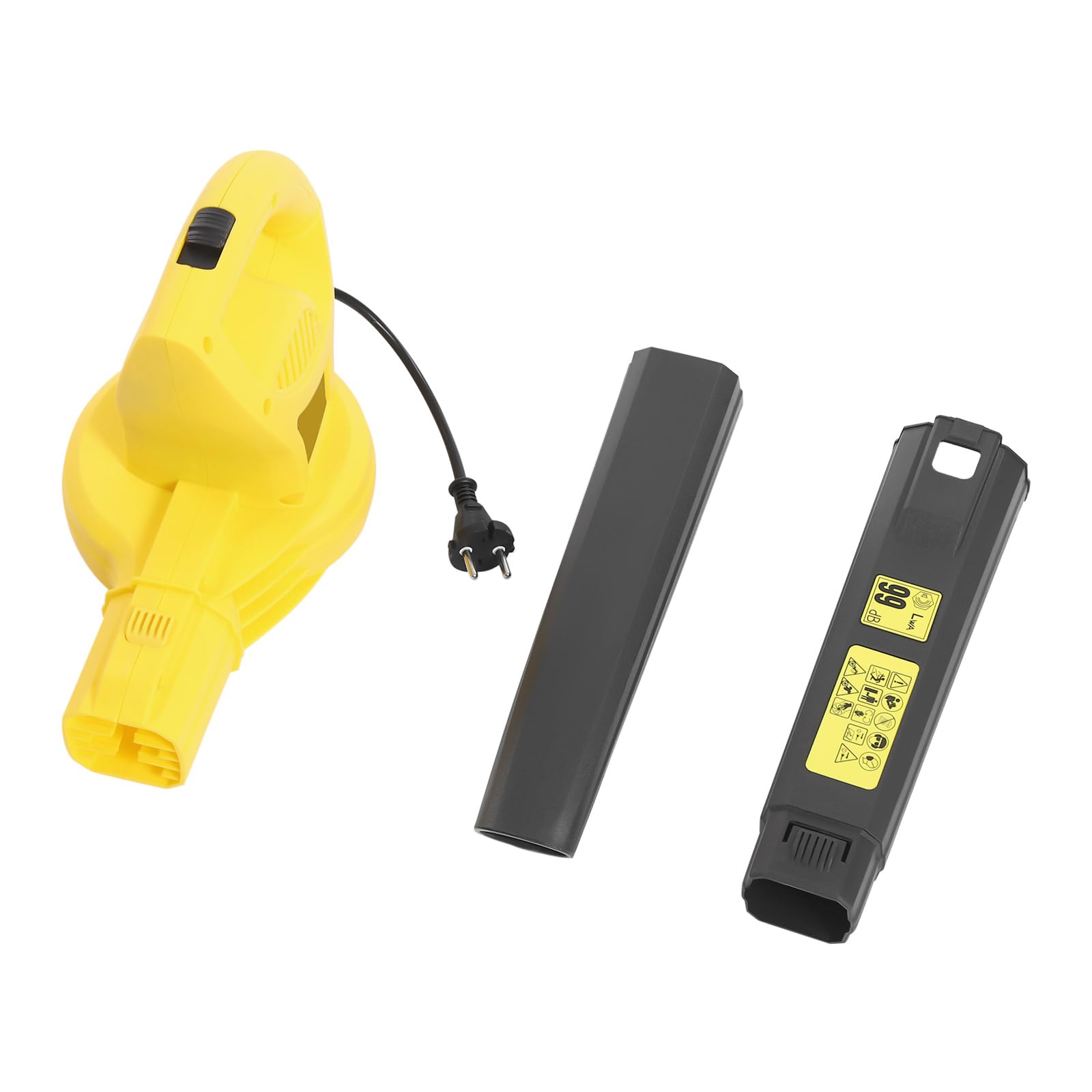 Soplador de hojas de 2000 W, soplador de hojas de mano, soplador de hojas con cable, 206 CFM, soplador de hojas eléctrico, pequeño soplador de hojas ligero, velocidad ajustable