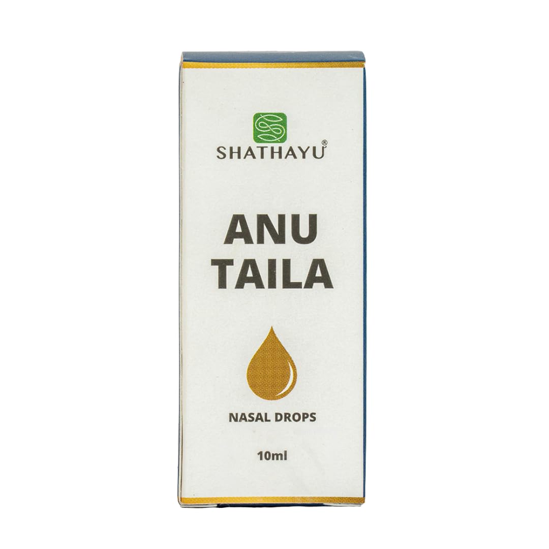 Ayurveda Anu Taila Nasal Oil - Nasya for Sinus Relief, Allergic Rhinitis & Migraine Aid | Promotes Hair Health & Enhanced Mental Focus (125+ Years) | PACK OF 2-image-43
