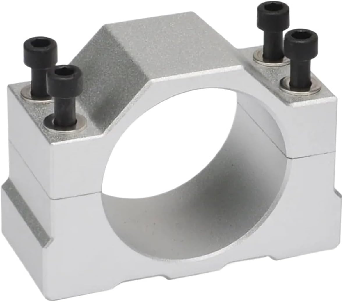 CNC 52mm 55mm Spindle Bracket Clamp Lathe Spindle Mount Holder Aluminum Fixture for 300w 400w 500w Motor(55mm)