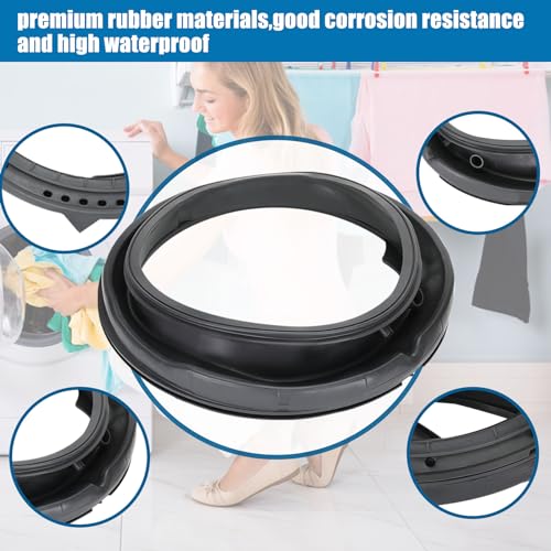 W11314648 W10897390 Washer Door Boot Seal Replacement, W11314648 Washer Door Gasket Compatible with Whirlpool Inglis Amana and Maytag, Replaces AP6835703, 4931032, PS12711495，EAP12711495