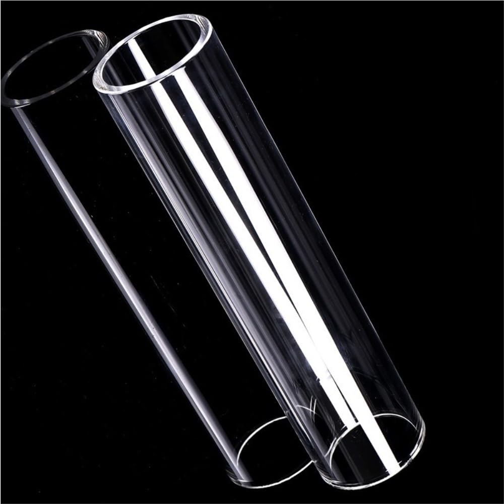 1 Stück Transparente Borsilikatglasröhren Hochtemperaturbeständig | Glasrohr, durchsichtiges Glasrohr für Kerzen(65x2.5x300mm)