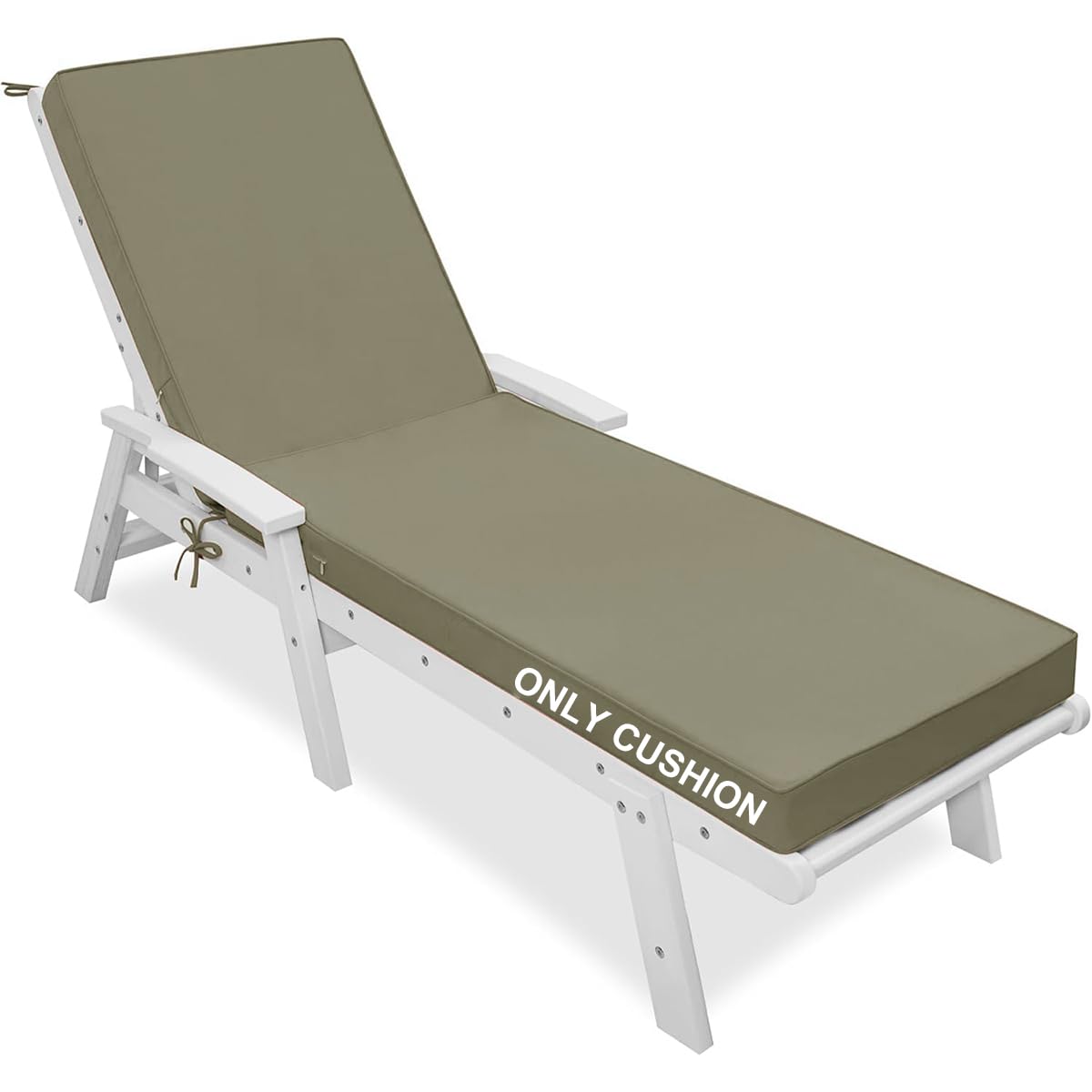 WLXFF Garden Steamer Sunlounger Cushion Waterproof Sunbed Cushions For Sun Loungers Replacement Sun Lounger Cushions Rocking Chair Garden Chair With Backs,NO2,188X58X5CM