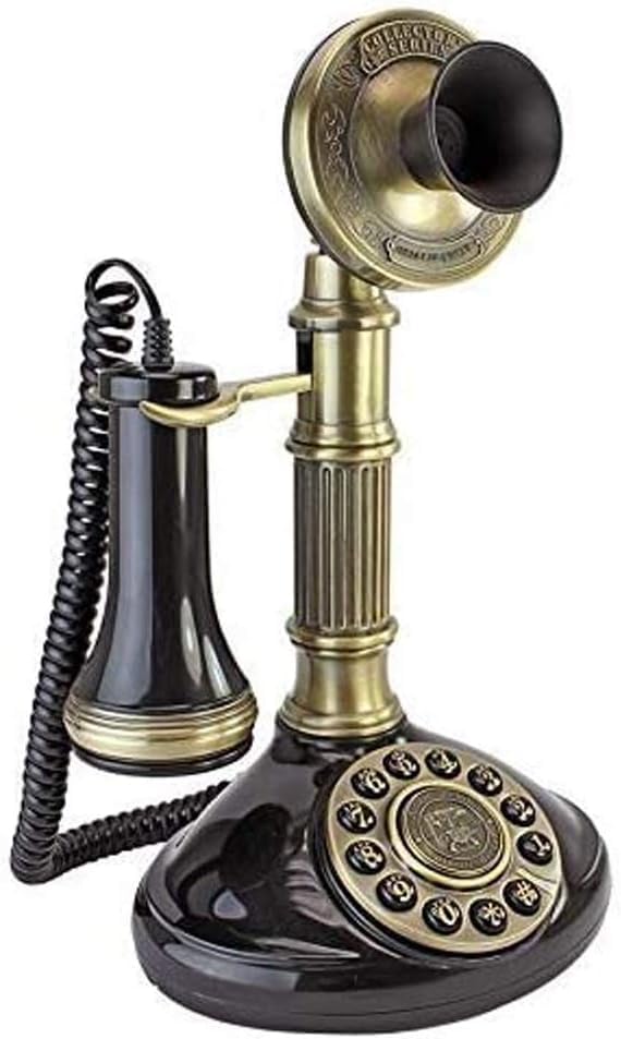 Teléfono Antiguo de Pila 1897 Estilo Retro Decorativo miniatura 1
