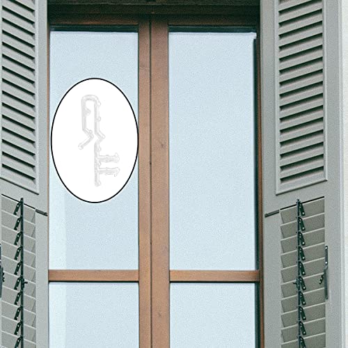 16 Pcs Hidden Blind Clips 2 Inch Hidden Channel Valance Clips Clear Plastic Valance Retainer Clips For Home Window Blinds #TOP4