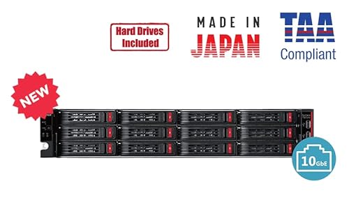 Buffalo Terastation 71210Rh Rackmount Nas 32Tb (4X8Tb) With Hdd Enterprise Hard Drives Included 10Gbe / 12 Bay/Raid/Iscsi/Storage Server/Nas Server/Network Storage/File Server #TOP1