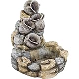 [page_title]-STILISTA® Gartenbrunnen Modell DIONYSOS Springbrunnen 83 x 70 x 75 cm inkl. Pumpe