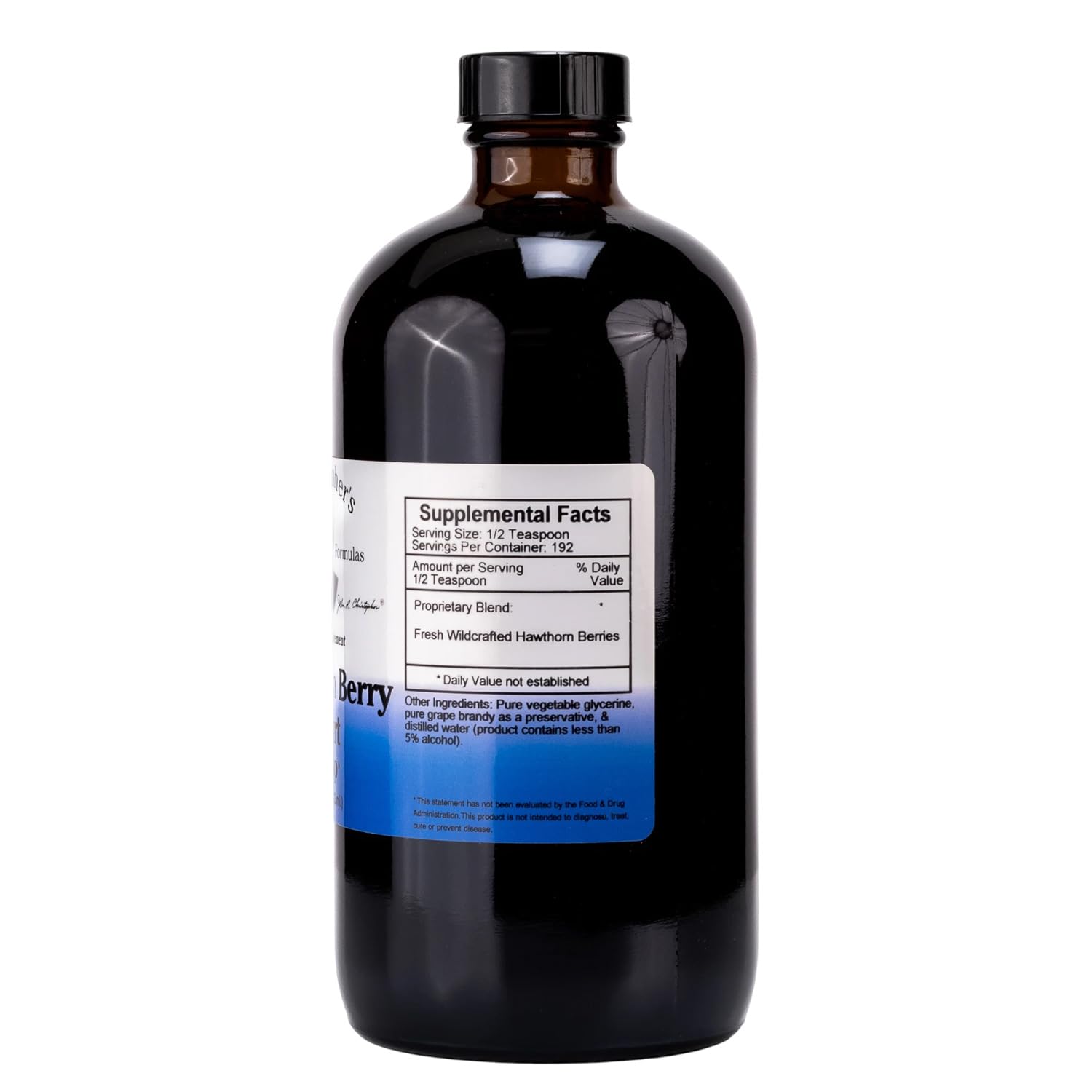 Christopher's Original Formulas Hawthorn Berry Heart Syrup - 16 fl oz | Natural Herbal Blend for General Wellness