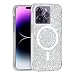Produktbild Case-Mate Twinkle MagSafe Case Schutzhülle kompatibel mit Apple iPhone 14 Pro Hülle Glitzer [3 m Fallschutz | Recyceltes Material | Integrierter MagSafe-Ring | Schillerndes Design] - Stardust, Silber