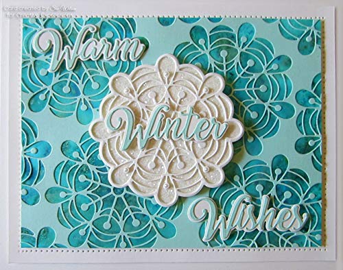 Sue Wilson Noble Expressions Winter Wishes Craft Die, Metal, Largest Die 7.4 x 3 cm - Image 4